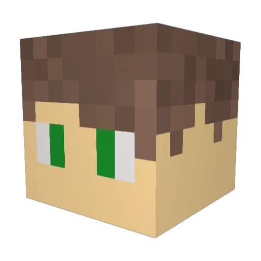 TsyimYT Minecraft avatar head, 3D render