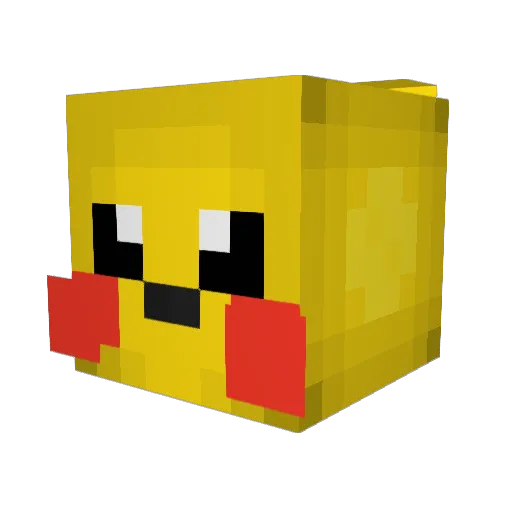 TtG__ Minecraft avatar head, 3D render