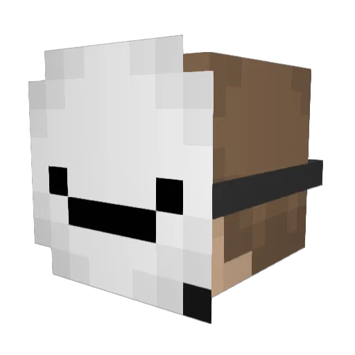 Ttam02 Minecraft avatar head, 3D render