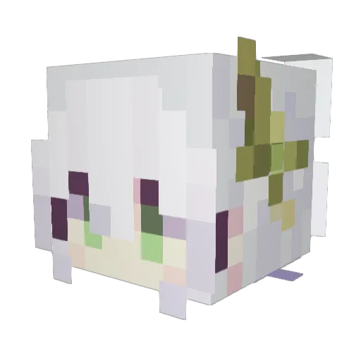 TteehmoE2 Minecraft avatar head, 3D render