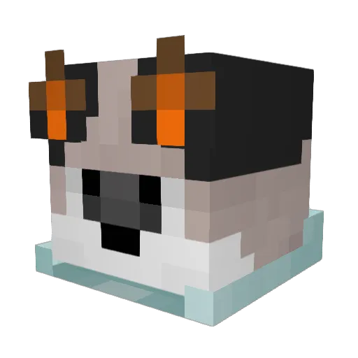 Ttripper Minecraft avatar head, 3D render