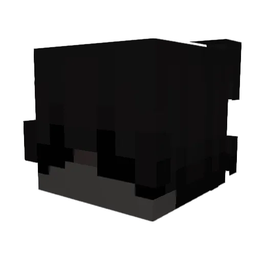TtvLuxon Minecraft avatar head, 3D render