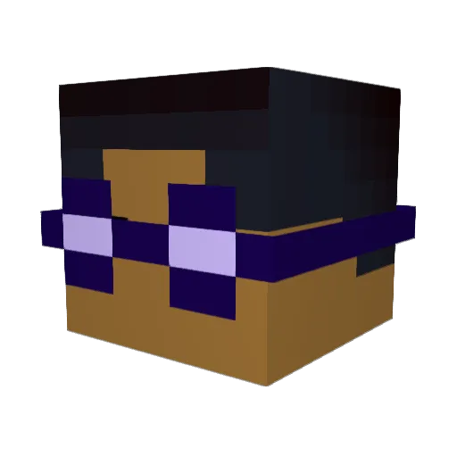 TuCompaJohn Minecraft avatar head, 3D render