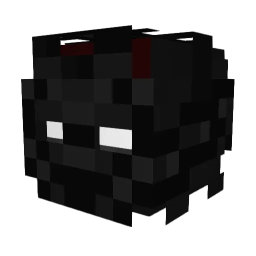 TuPartidor02 Minecraft avatar head, 3D render