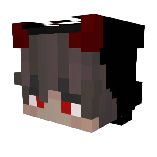 TuTeFreci Minecraft avatar head, 3D render