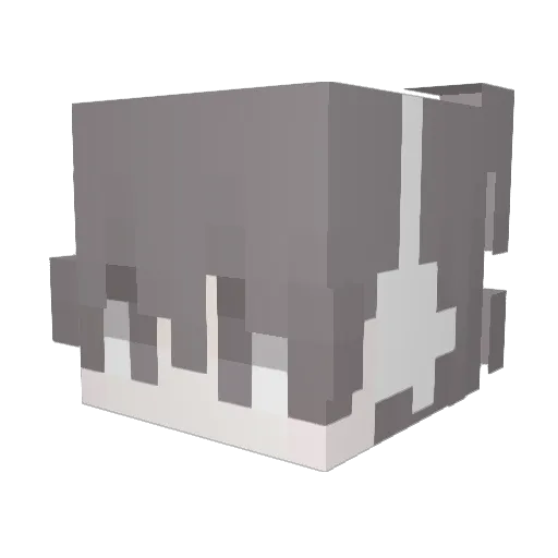 TuVuThan Minecraft avatar head, 3D render