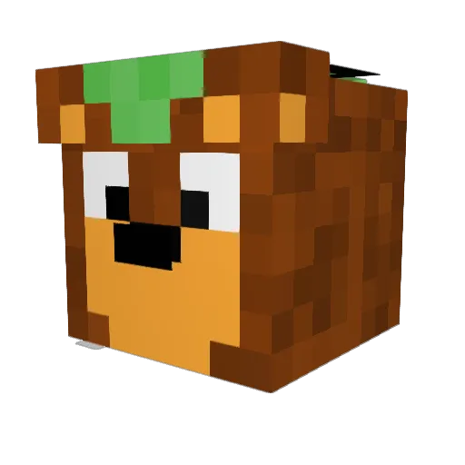 TuYogilon Minecraft avatar head, 3D render