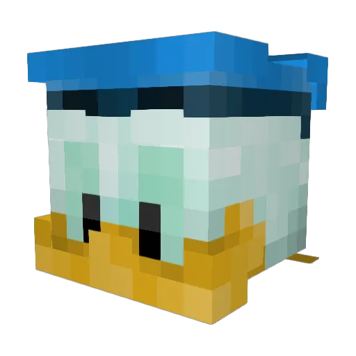 Tuanvu2k7 Minecraft avatar head, 3D render