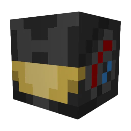 Tuarel Minecraft avatar head, 3D render