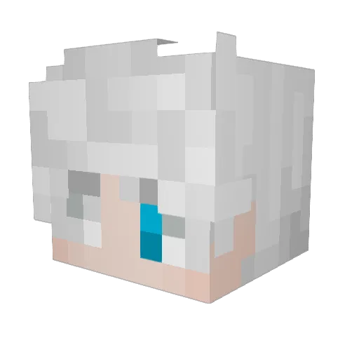 TubaKingMTCIII Minecraft avatar head, 3D render