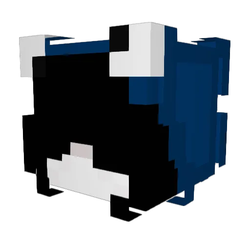 Tubarizma Minecraft avatar head, 3D render