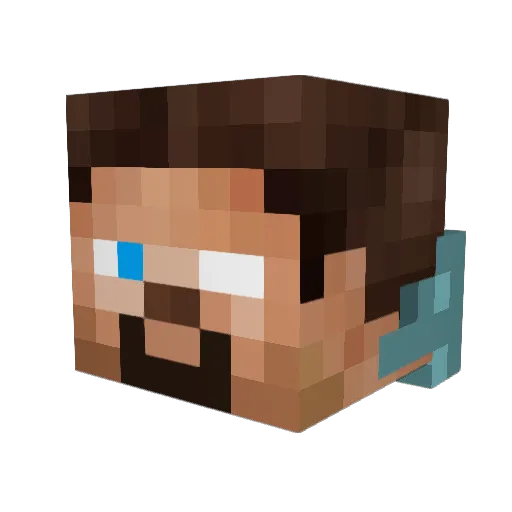 Tubb19 Minecraft avatar head, 3D render