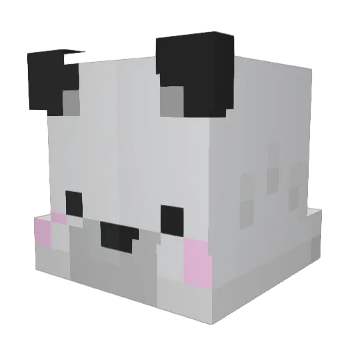 Tubbster19 Minecraft avatar head, 3D render