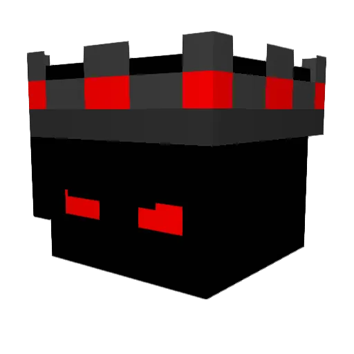 Tuberculoses Minecraft avatar head, 3D render