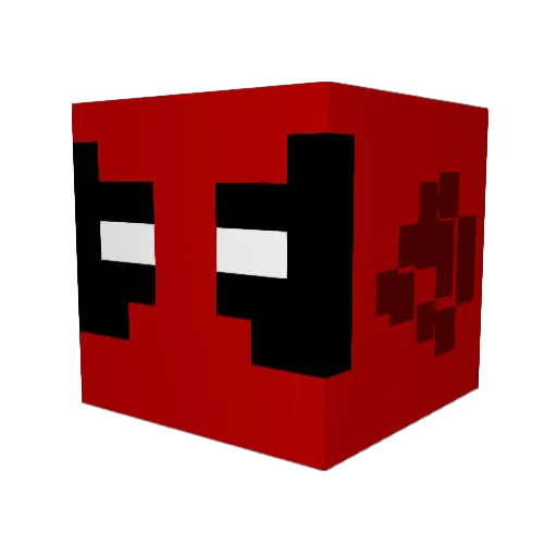 Tubstain2 Minecraft avatar head, 3D render
