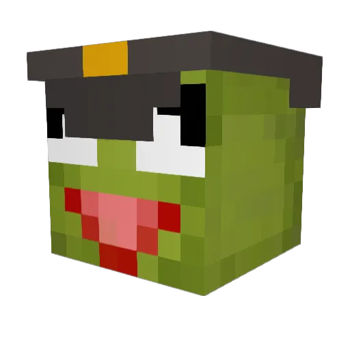Tucco21 Minecraft avatar head, 3D render