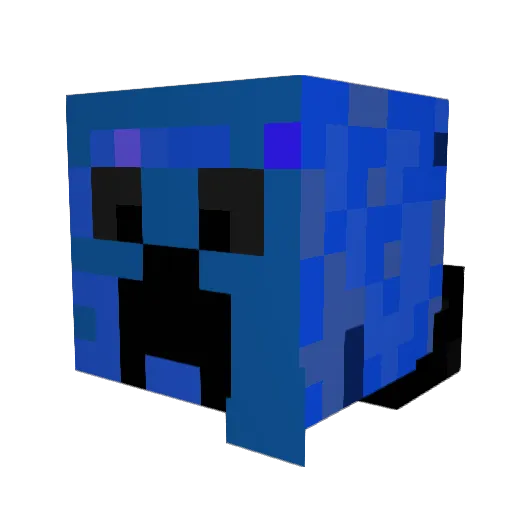 Tuckiie Minecraft avatar head, 3D render