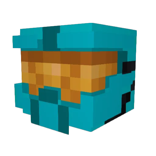 Tuckitus Minecraft avatar head, 3D render