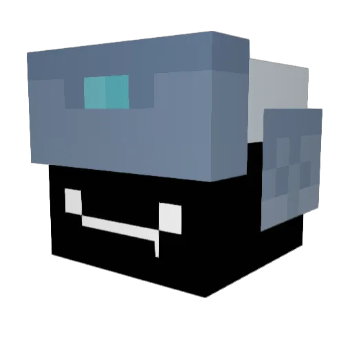 Tud__ Minecraft avatar head, 3D render