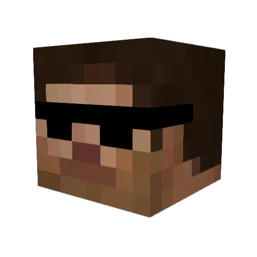 Tudor1010 Minecraft avatar head, 3D render