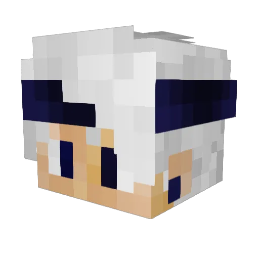 TudorB11 Minecraft avatar head, 3D render