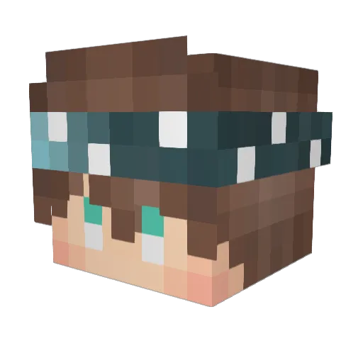 TudorBBC Minecraft avatar head, 3D render