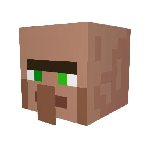 Tudsy90 Minecraft avatar head, 3D render