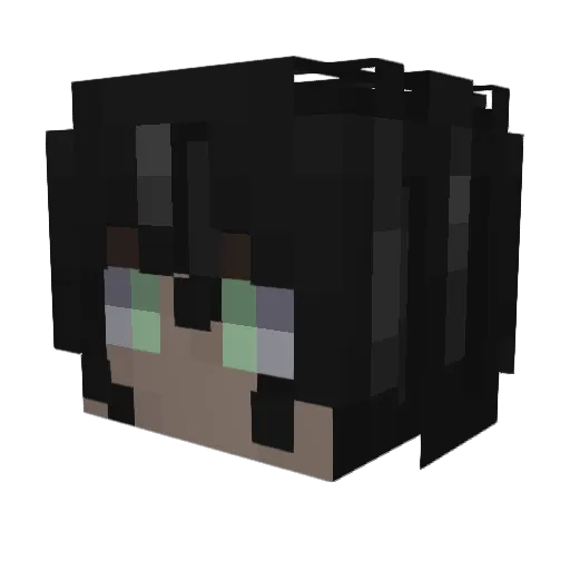 Tuesday_o_o Minecraft avatar head, 3D render