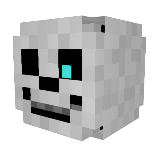 Tuesdays_Dusk Minecraft avatar head, 3D render
