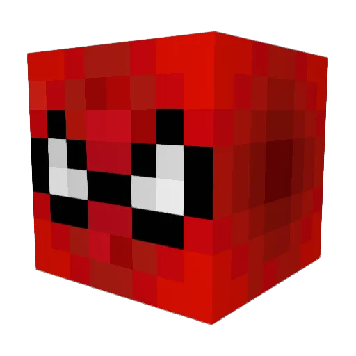 TuffDev Minecraft avatar head, 3D render