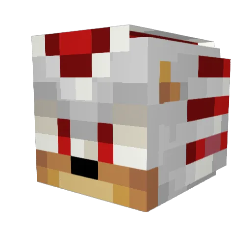 TuffNick20 Minecraft avatar head, 3D render