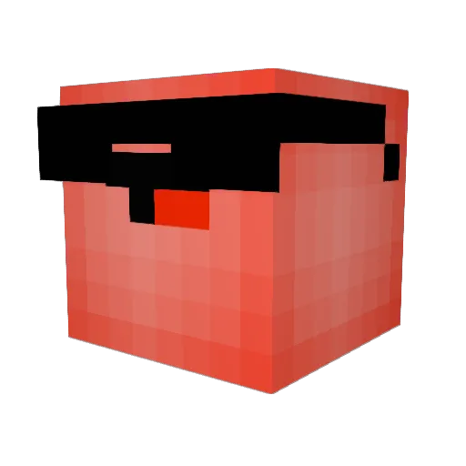 Tuff_Piotrus Minecraft avatar head, 3D render