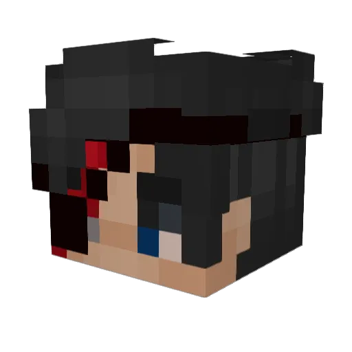 Tugel031 Minecraft avatar head, 3D render