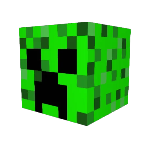 Tugglewo Minecraft avatar head, 3D render
