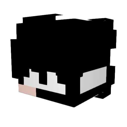 TugraLo Minecraft avatar head, 3D render