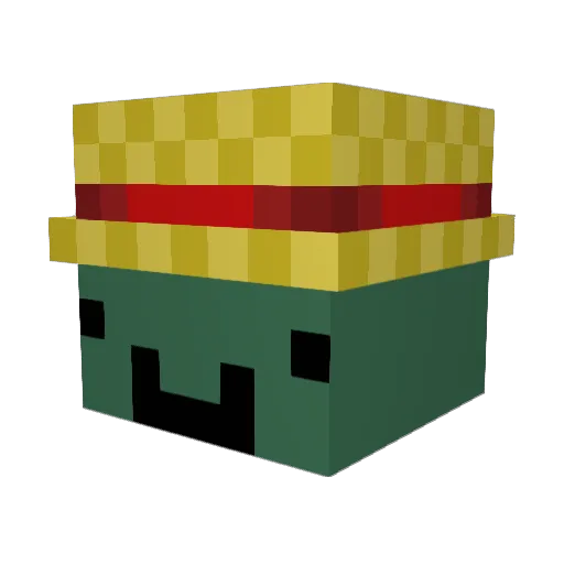 TugrulParlak Minecraft avatar head, 3D render