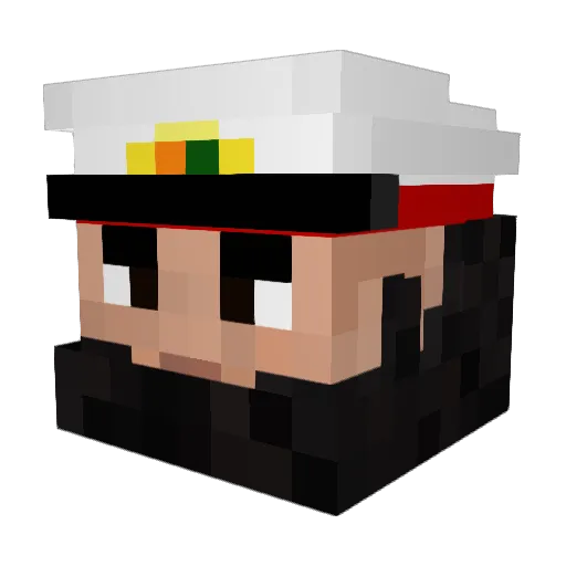 TuhoFerenc Minecraft avatar head, 3D render