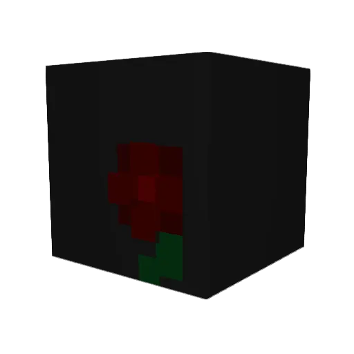 Tuhoutumaton Minecraft avatar head, 3D render