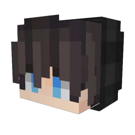 Tui__Tui Minecraft avatar head, 3D render