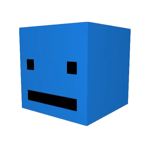 Tuka_Tukatson Minecraft avatar head, 3D render