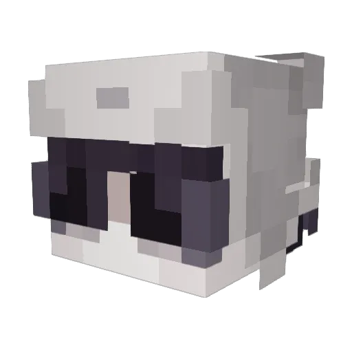 Tukisg Minecraft avatar head, 3D render