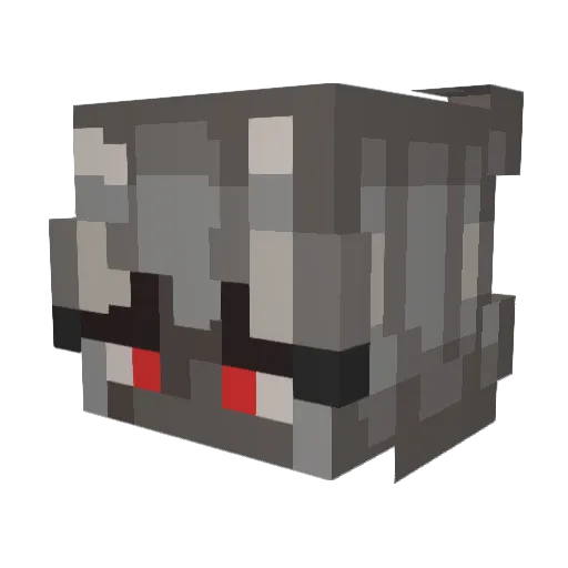 Tukish0 Minecraft avatar head, 3D render