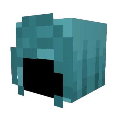 Tukje Minecraft avatar head, 3D render