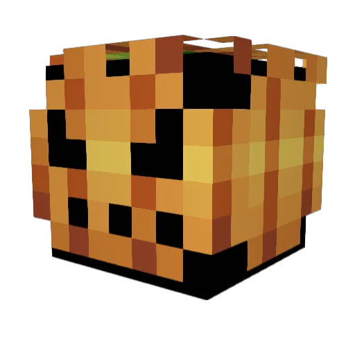 Tukvaa Minecraft avatar head, 3D render