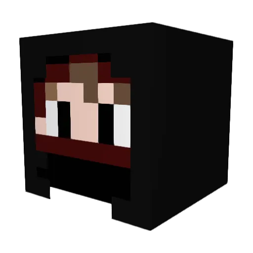 TulDuru Minecraft avatar head, 3D render