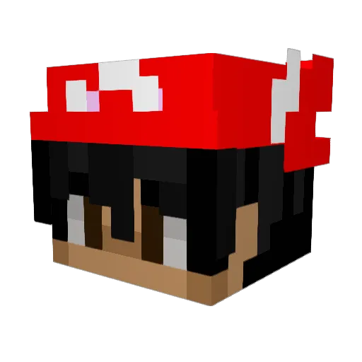Tulio_dp Minecraft avatar head, 3D render