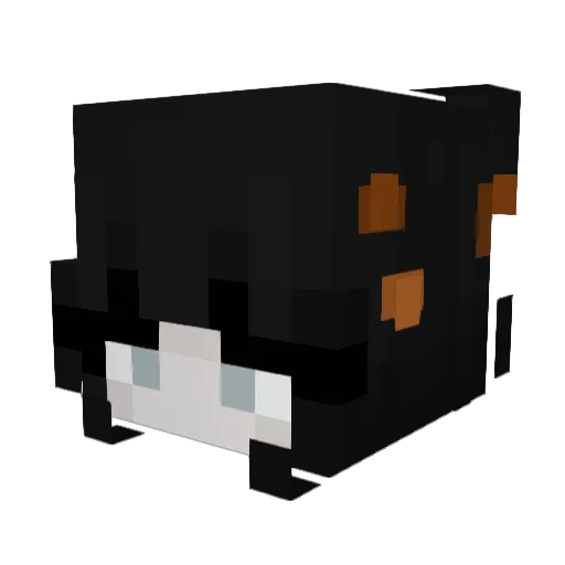 Tulipps Minecraft avatar head, 3D render