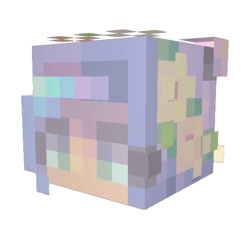 Tullymoon Minecraft avatar head, 3D render