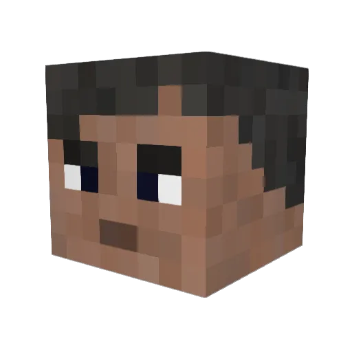 TulpeJuwel04 Minecraft avatar head, 3D render