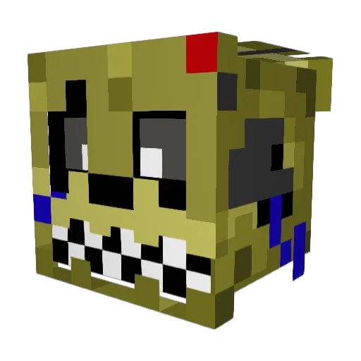 Tulrahn Minecraft avatar head, 3D render